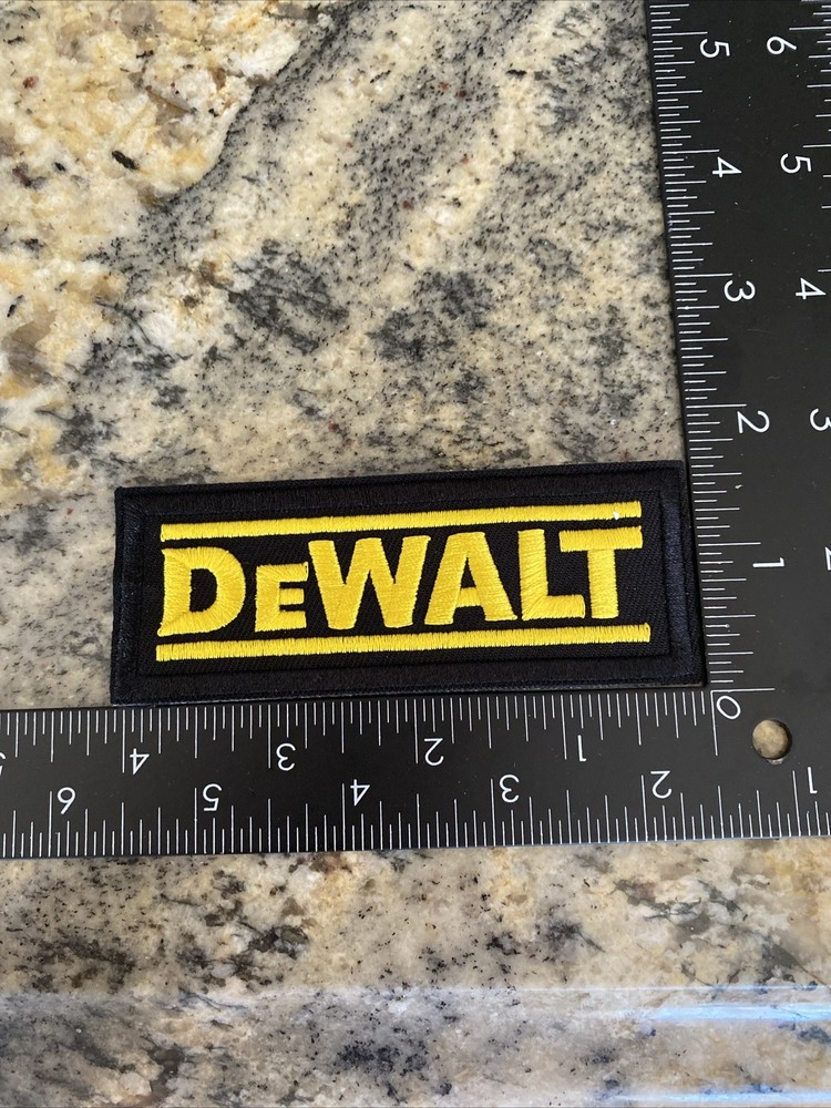 Dewalt Tools Patch With Adhesive Backing Iron On