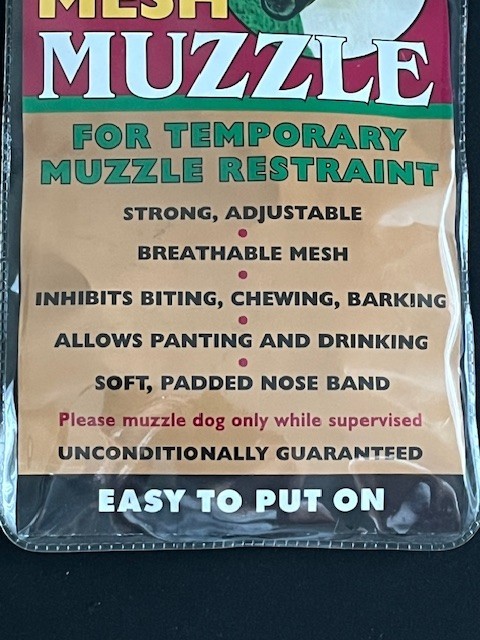 Top Paw Mesh Muzzle Size 3