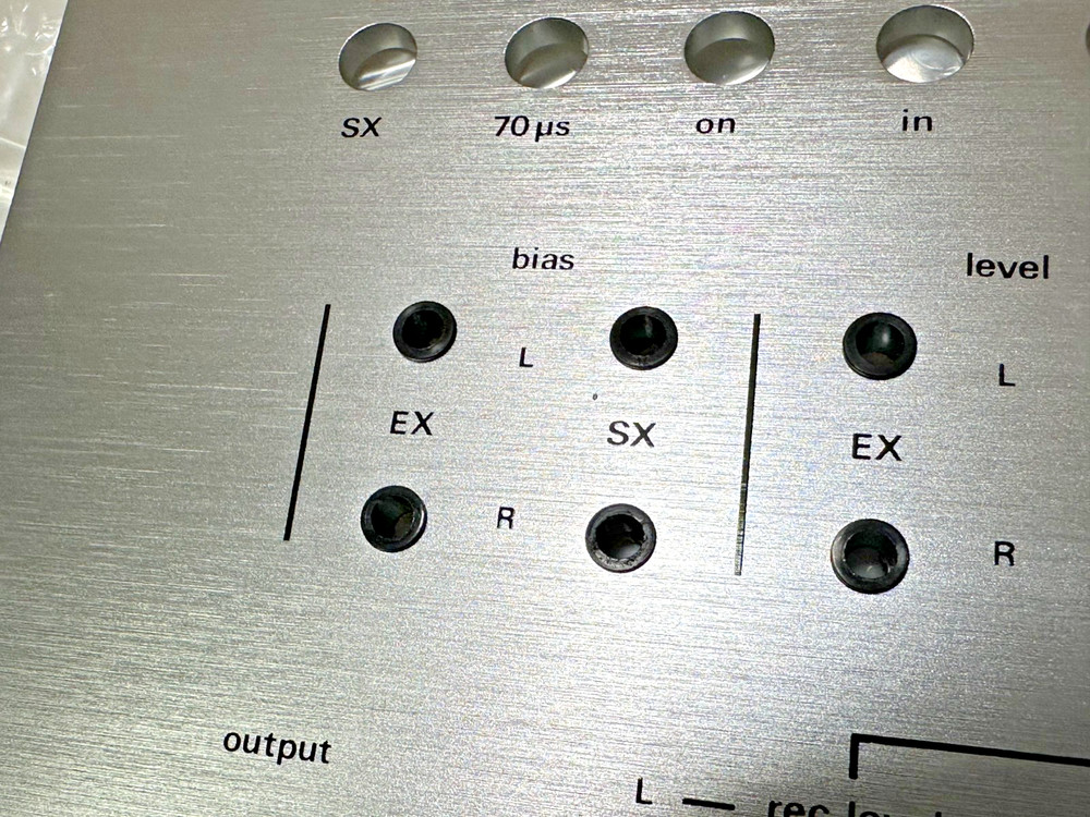 Nakamichi 600 Cassette Deck Face Panel