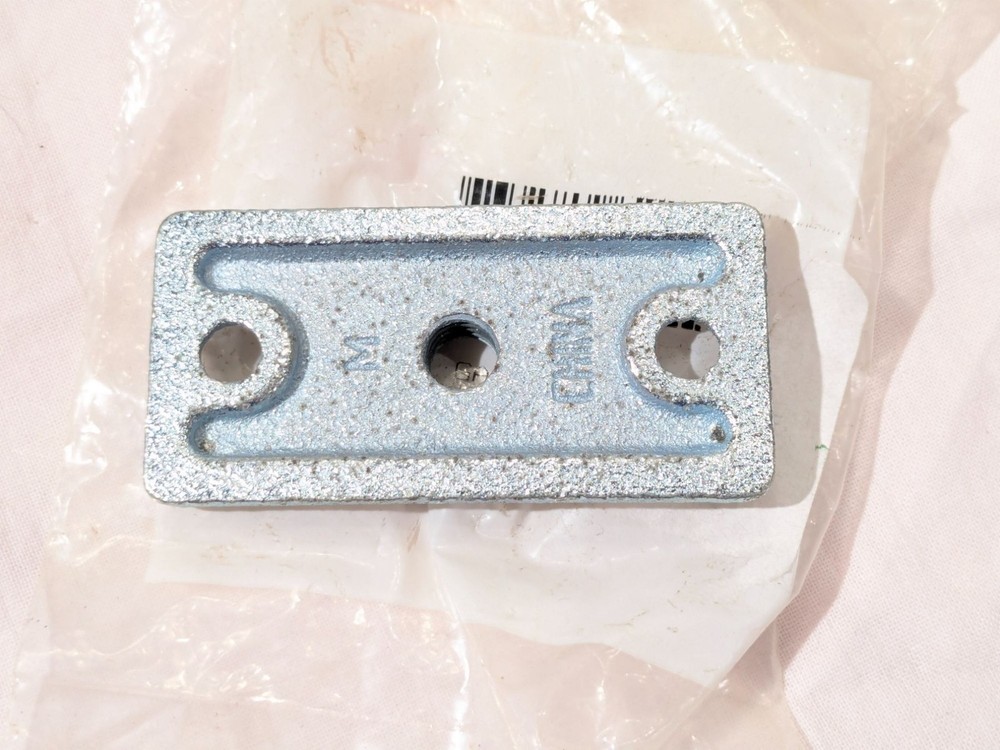 3/8 In. Electro-Galvanized Ceiling Plate For Pipe Hangers