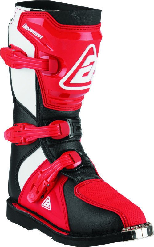 Answer AR1 Boot Black/Red Youth Size - 1