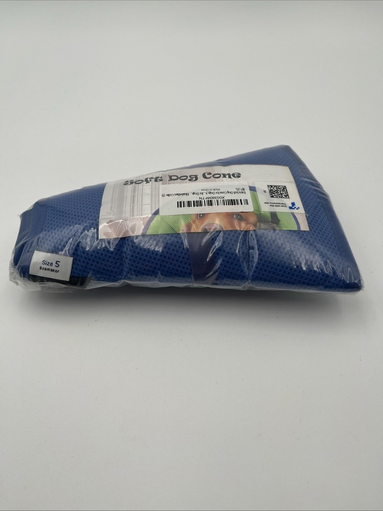 Soft Dog Cone Size 5 Blue