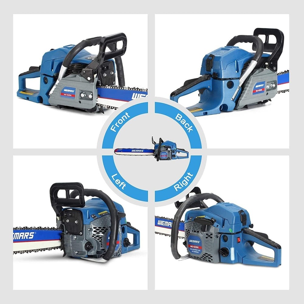 Efficient 62CC Handheld Chainsaw with Fast Cutting Technology - Lightweight