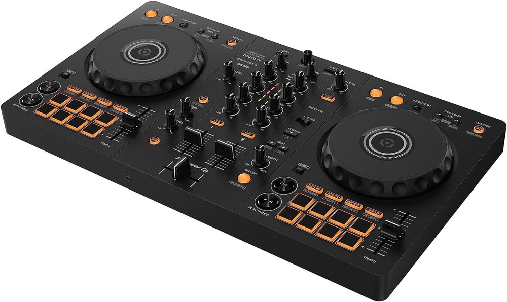 Pioneer DDJ-FLX4 2-deck rekordbox and Serato DJ Controller - Graphite- OPEN BOX