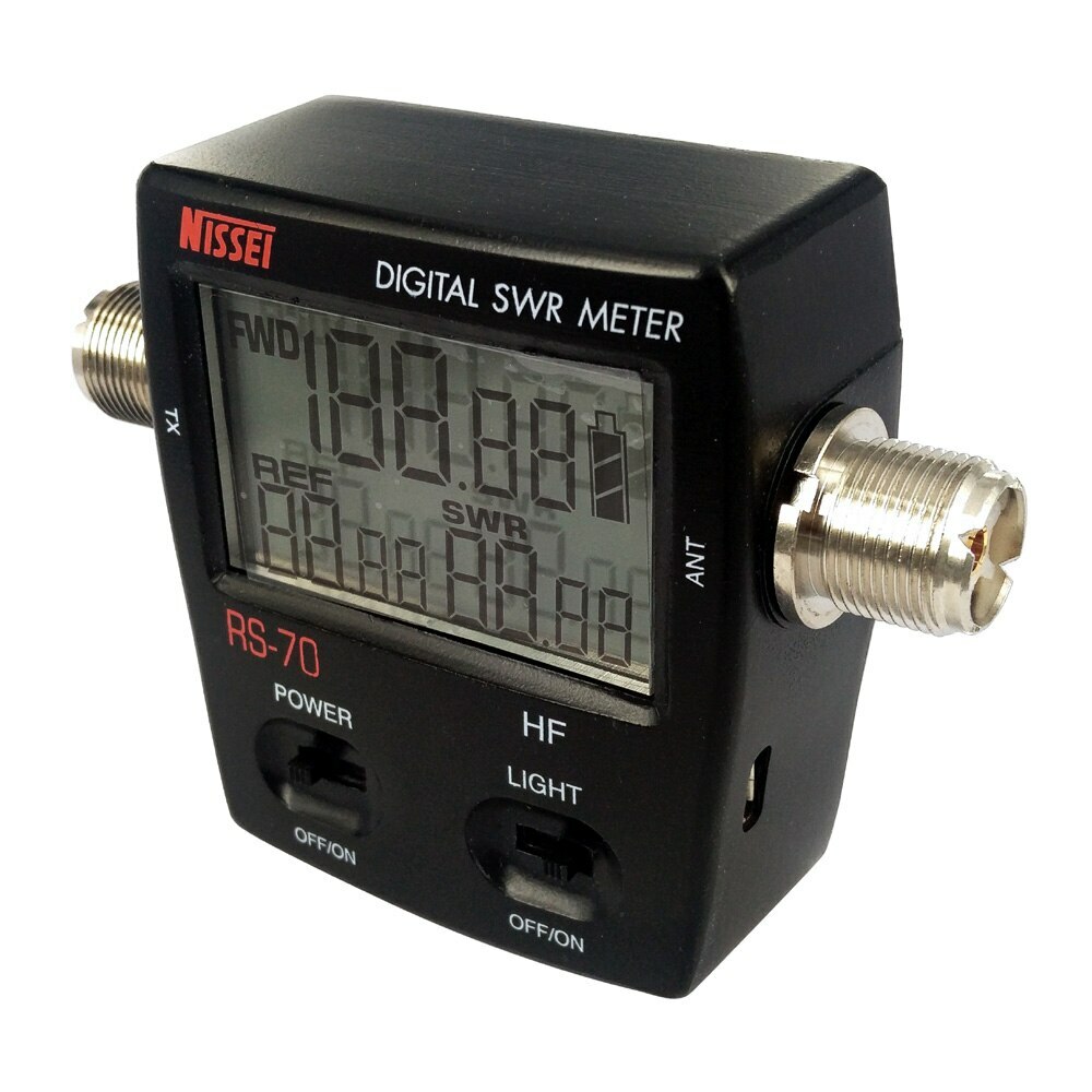RS-70 Digital SWR Watt Meter Digital LED Backlight Shortwave Standing Wave Ratio