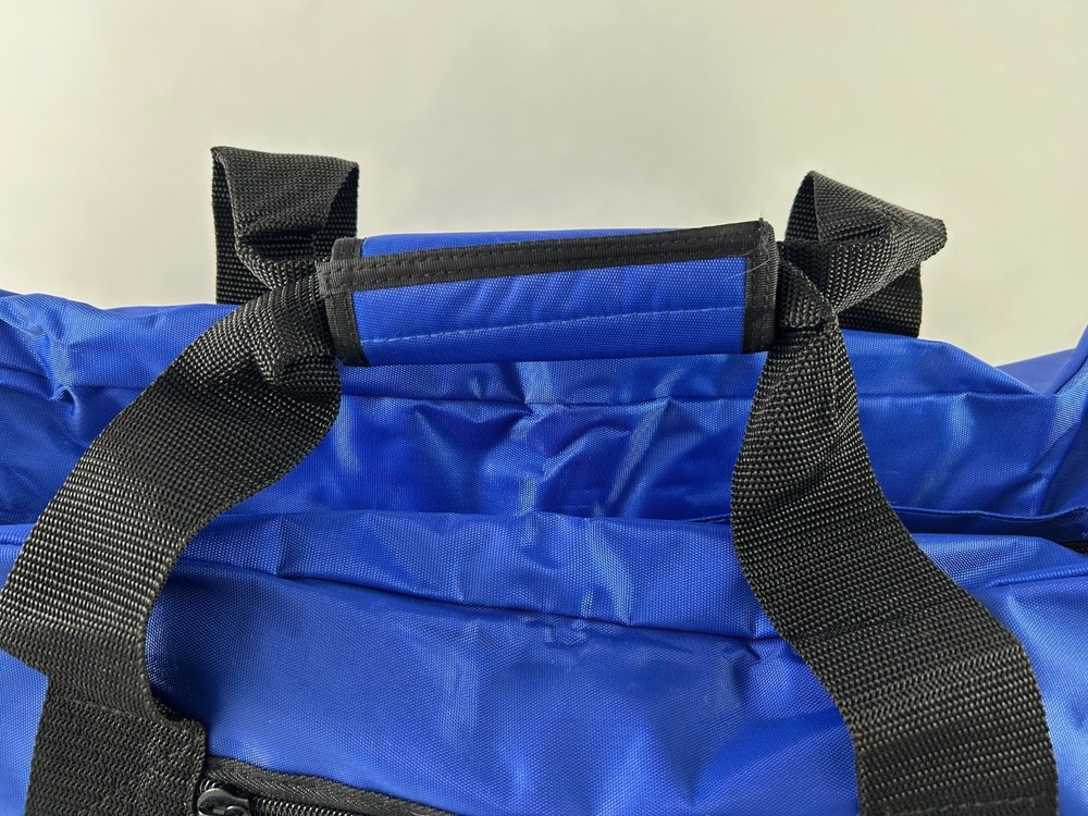 Tupperware Blue & Black Duffel/Gym Bag with Handle or Shoulder Strap