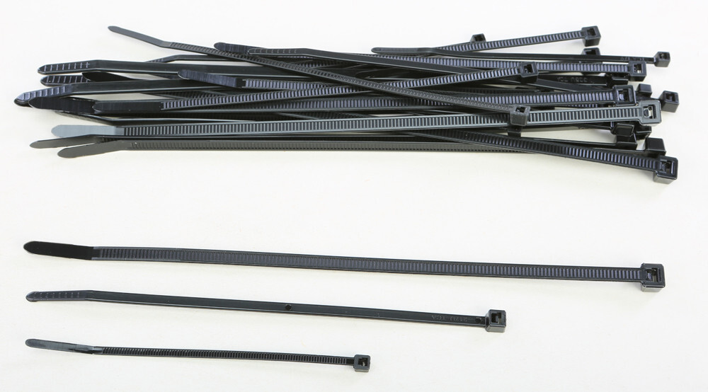 Helix Racing Cable Ties 303-4687 Black