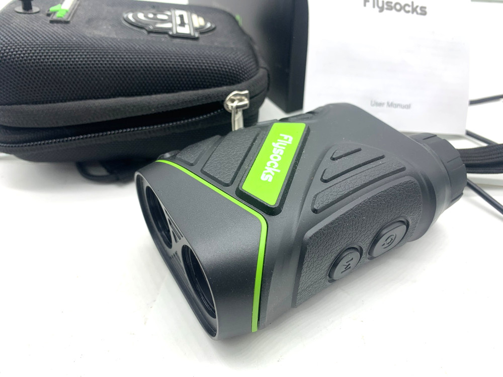 FLYSOCKS Golf Laser Rangefinder - Hardly Used - Complete