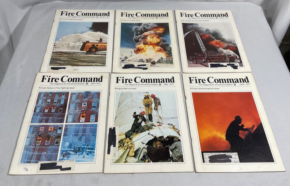 FIRE COMMAND magazine 12 issues from 1977
