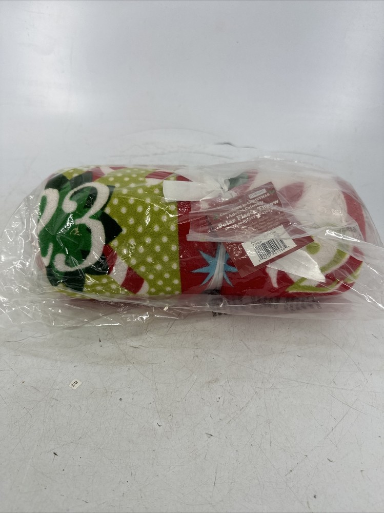 NEW RARE Kohl's Advent Calendar Throw Blanket