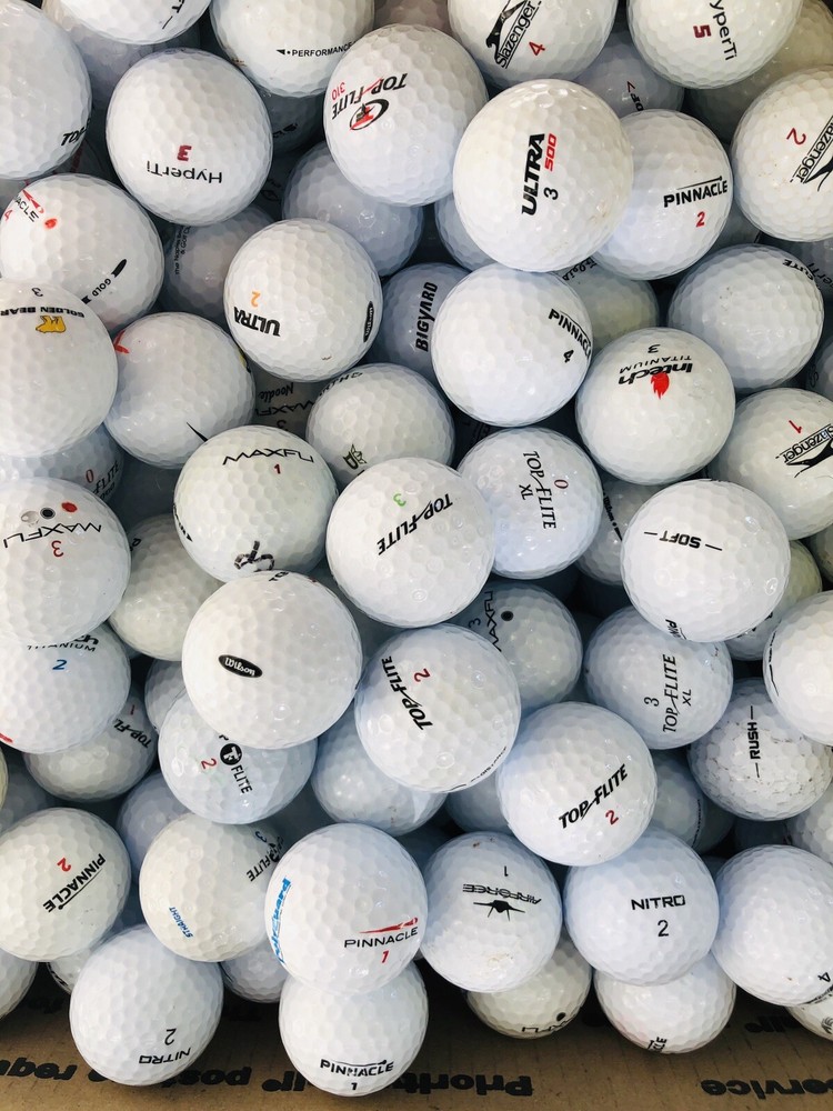 192 ASSORTED BRAND GOLF BALLS 5A/4A -PINNACLE WILSON Maxfli  Etc