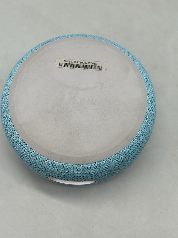 Amazon Echo Dot Kids Edition Blue Smart Speaker Unit Only 3rd Gen - Tested