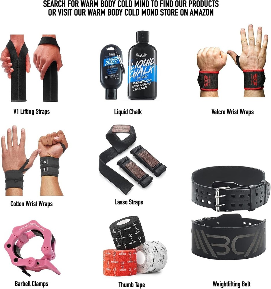 Flexible Thumb Hookgrip for Cross Training - Black (6 Rolls)