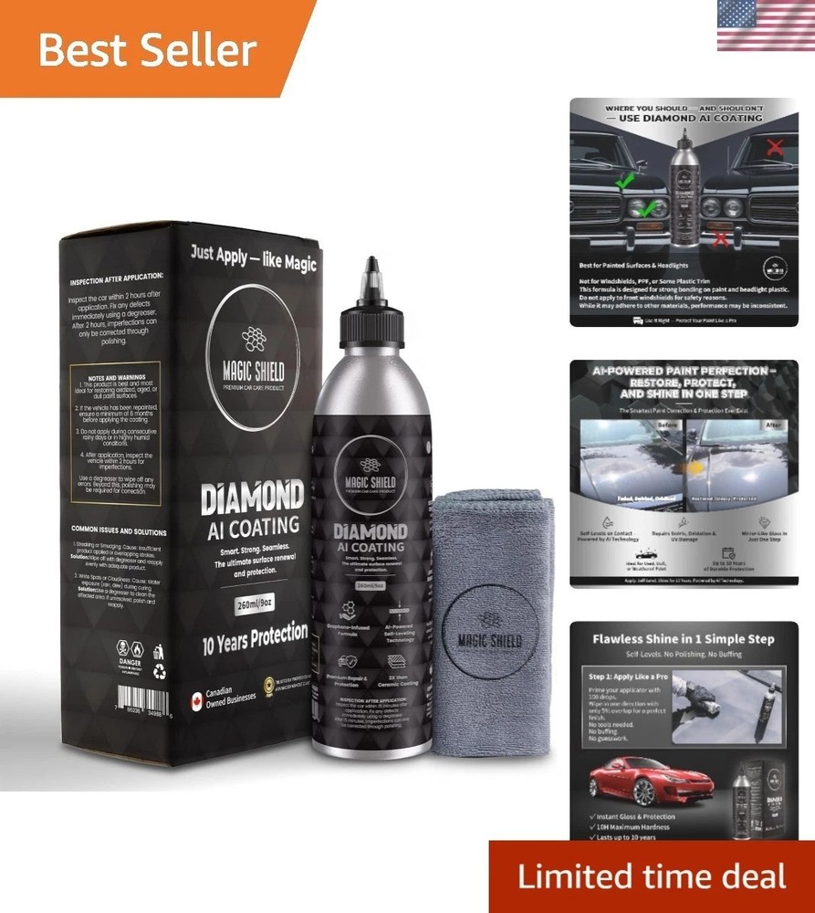 Graphene Car Coating | Self-Leveling Tech | 10Yr Protection