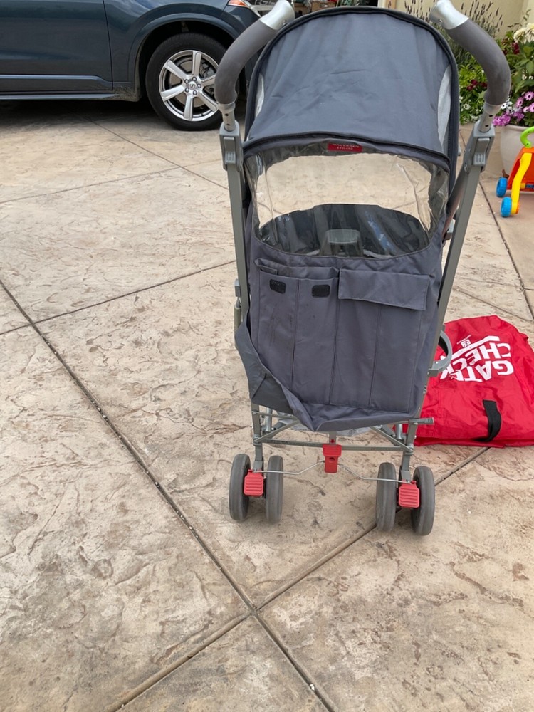 mclaren stroller gray