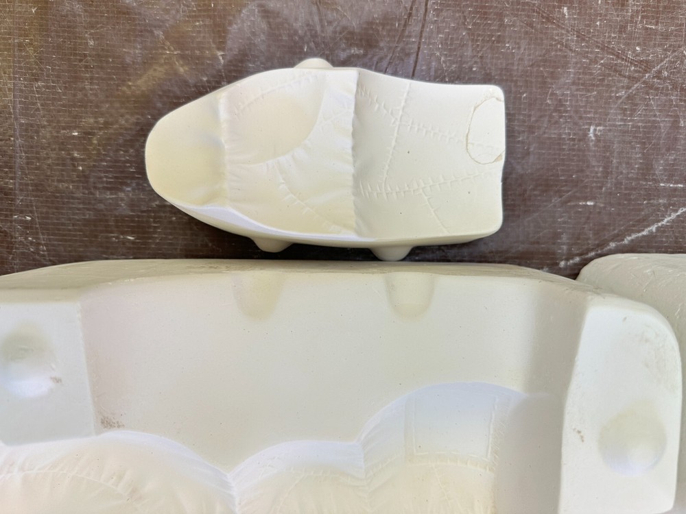 VINTAGE CASTER CERAMIC MOLD #514 TEDDY SOFTIE