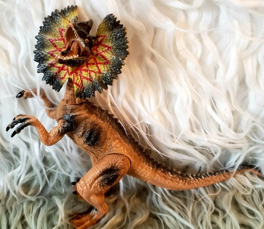 DINOSAUR DILOPHOSAURUS Poseable Toy – 8 x 6 inches