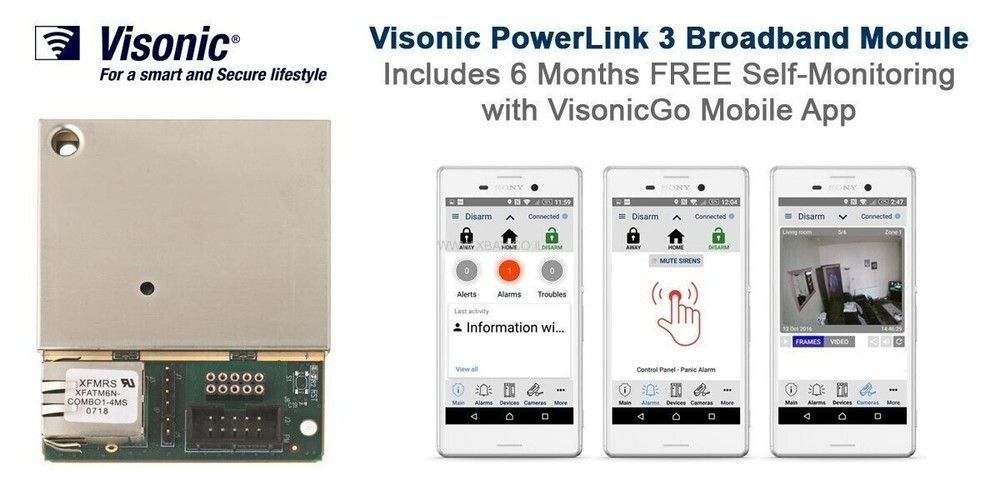 PowerLink3 Broadband Module for Visonic Systems