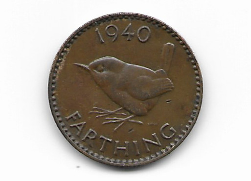 British 1940 Farthing in good  Condition