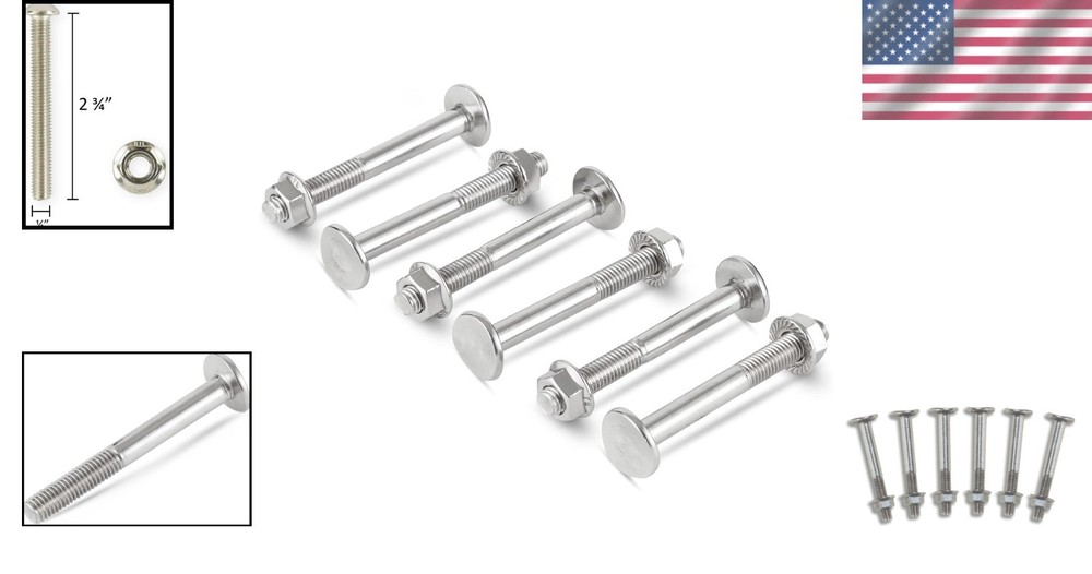 HYDROTOOLS Pool Ladder Step & Hardware Replacement – One Size Bolt Repair Kit...