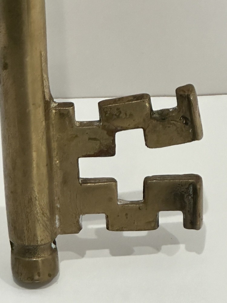 Vintage Brass Key Decor 7 1/4”