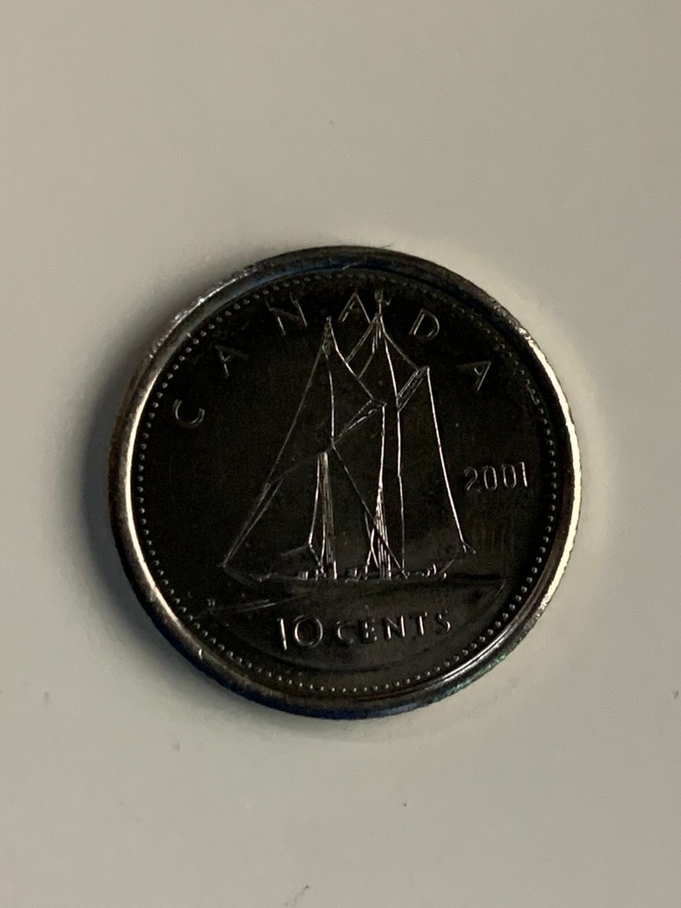 2001 Canada 10 cents