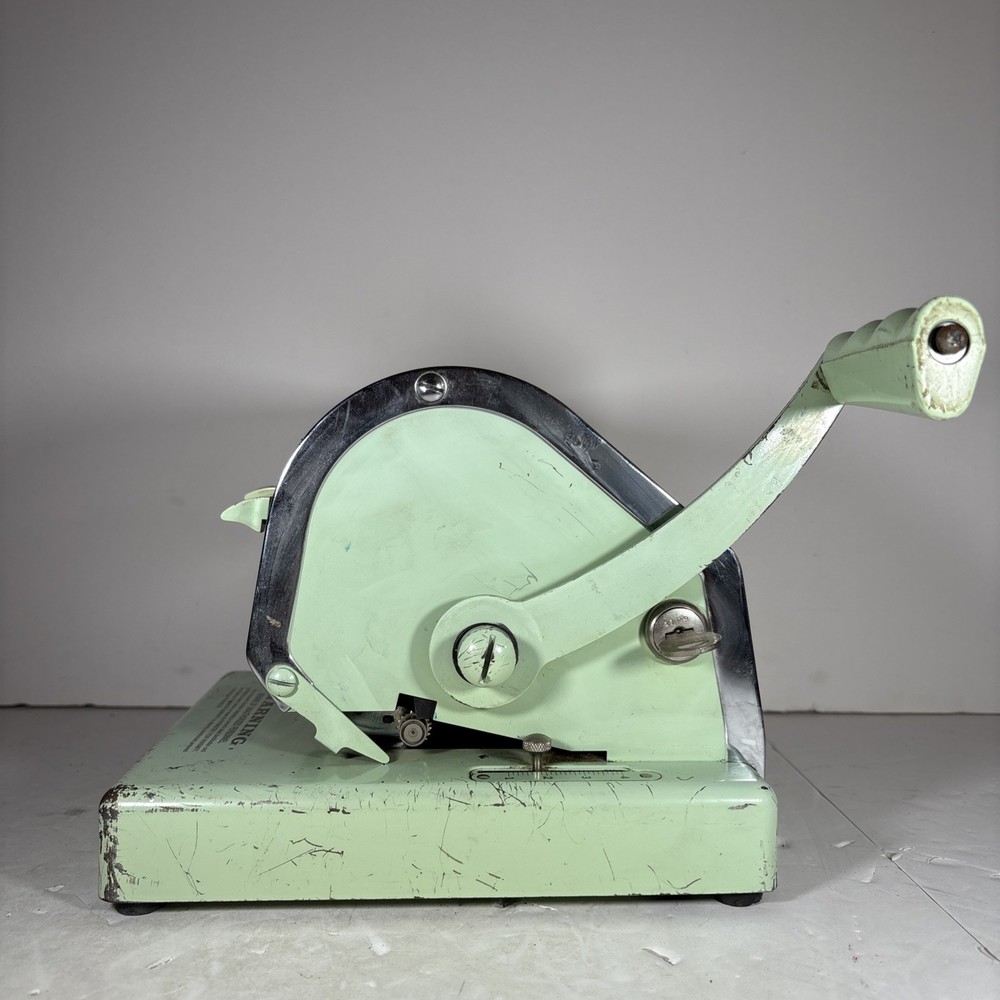 Paymaster Series X-550 Locked Protection Check Writer Green