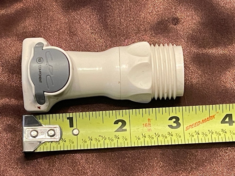 High-Flow Quick Disconnects 3/4" MNPT In-Line Coupling Body Straight T