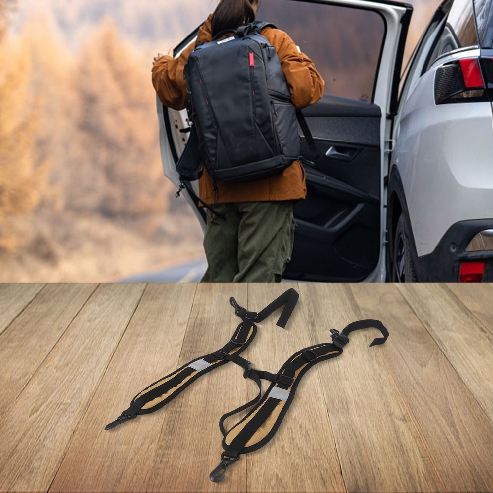 Adjustable For Backpack Shoulder Strap with Chest Strap for Enhanced Fit