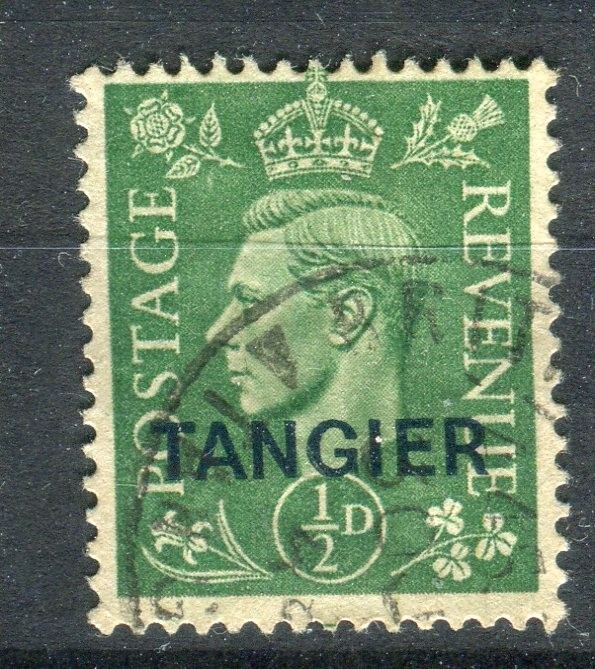 Morocco Tangier SG251 1944 KGVI halfpence pale green used