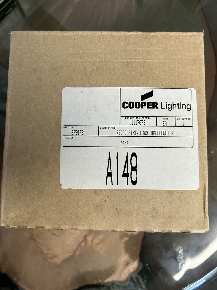 Cooper Lighting 11117079 Baffle Black A148