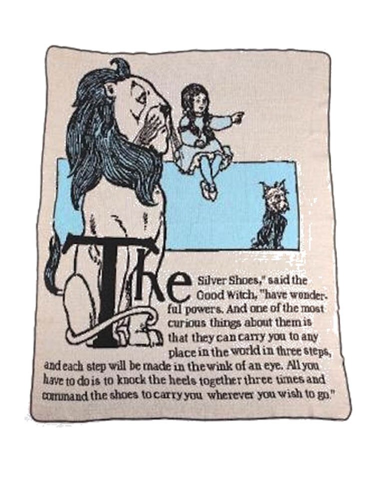 Green 3 - Large Throw - Wizard of Oz
