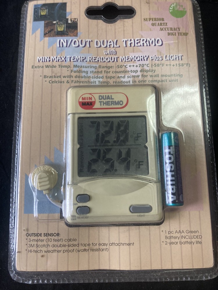 Min Max Dual Thermostat 35593 See Notes