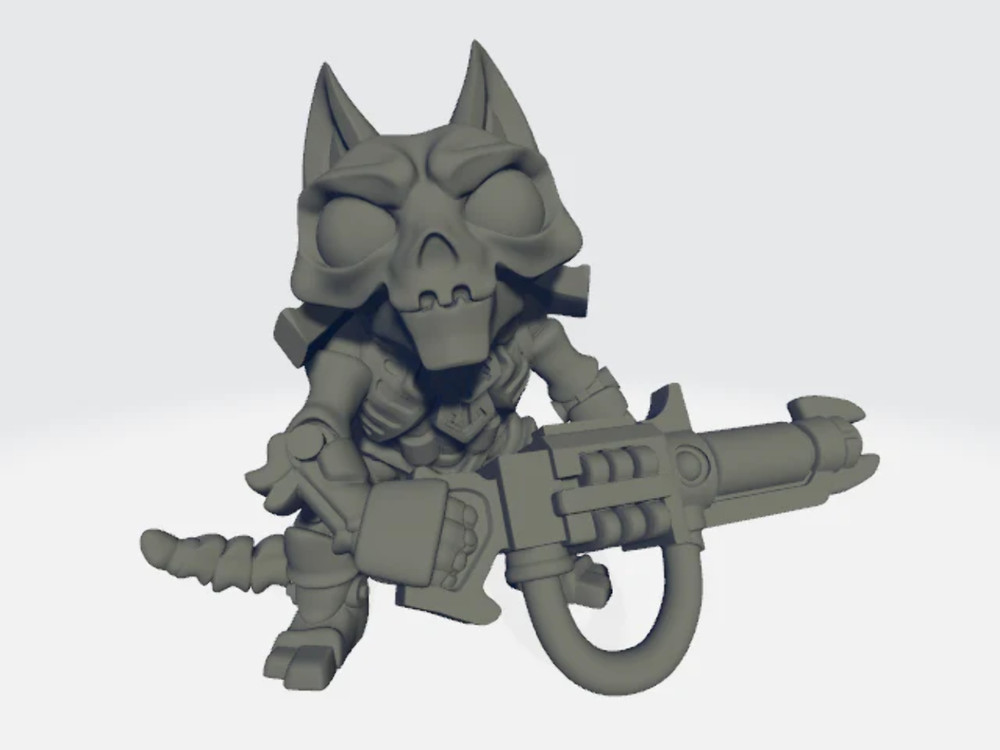 Grimdark Cuteness - Neko Mortal #3