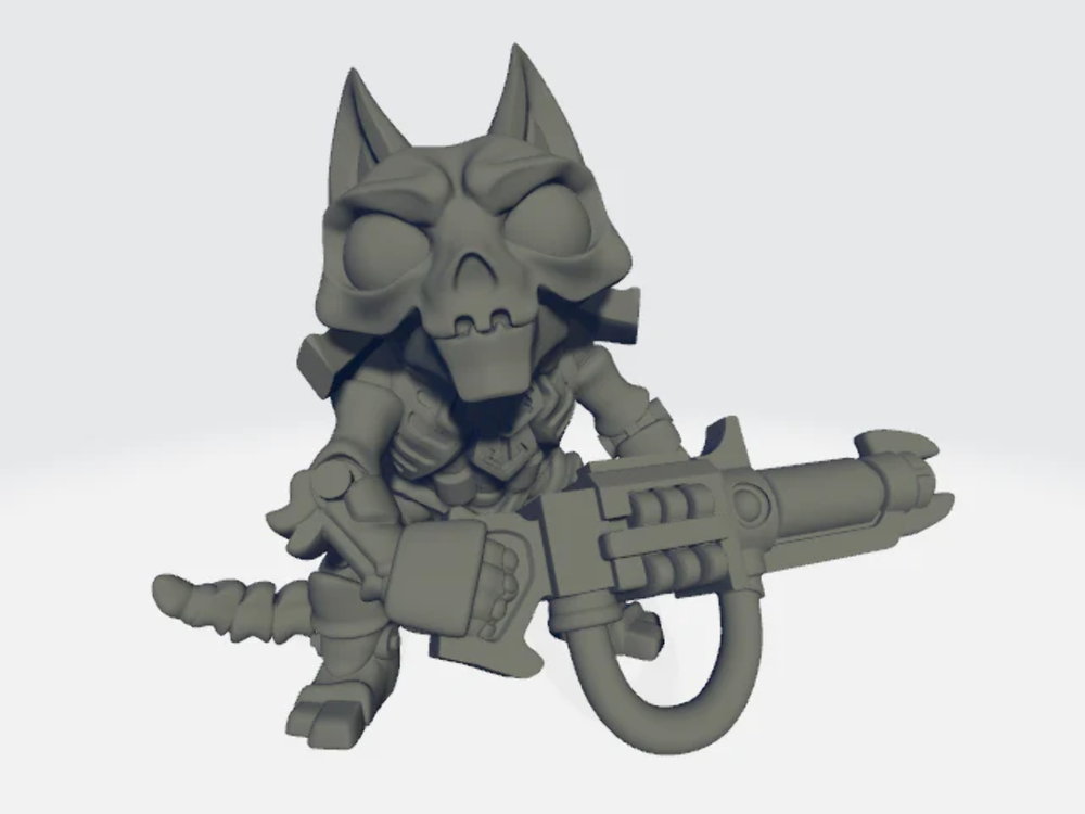 Grimdark Cuteness - Neko Mortal #3