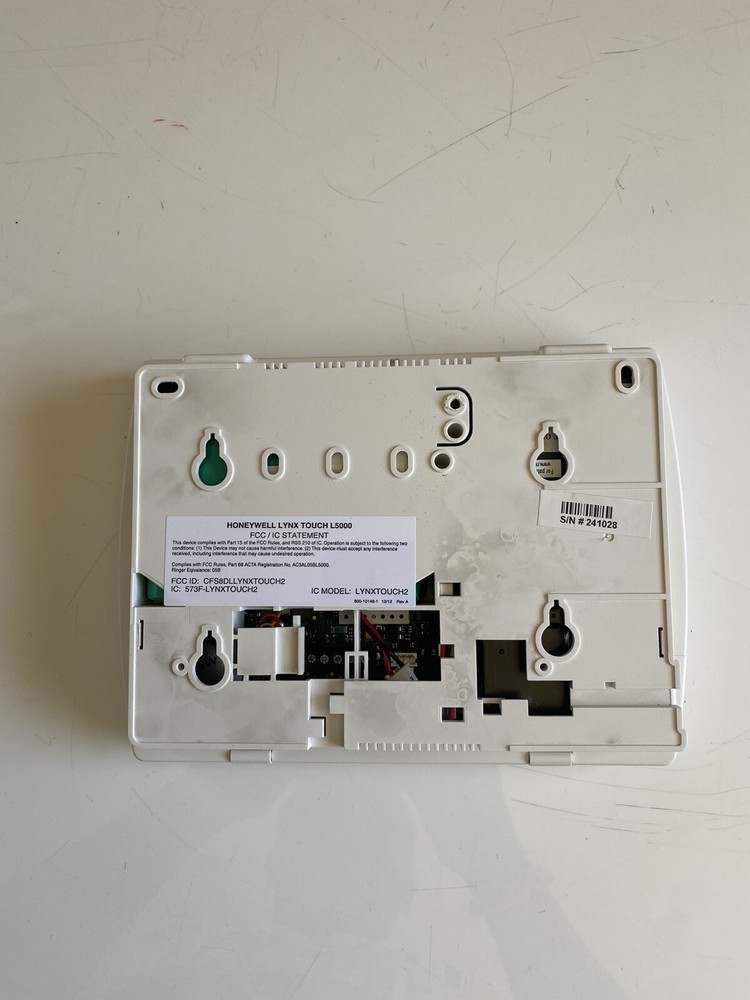 HONEYWELL LYNX TOUCH L 5000 ALARM CONTROL PANEL