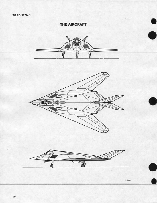 F-117 Nighthawk STEALTH FIGHTER Pilot's Manual BOOK