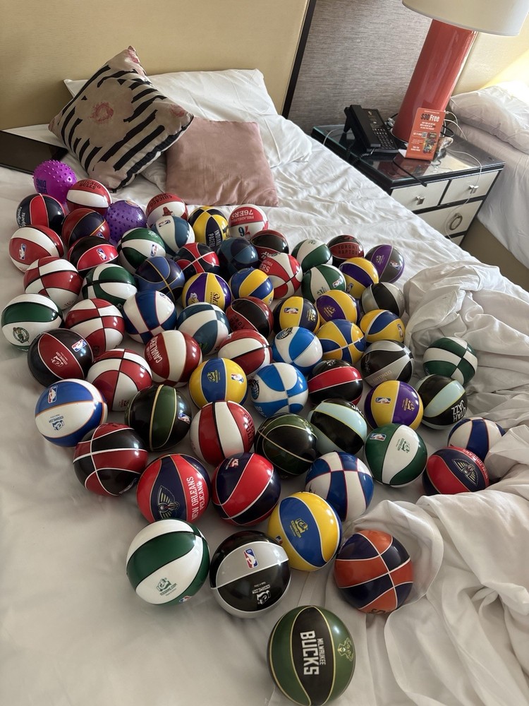 NBA Licensed 4" Mini Basketball Bouncy
