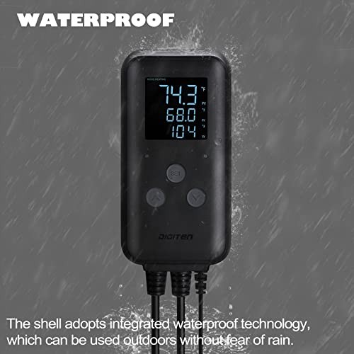 Waterproof Digital Temperature 10A Waterproof Temperature Controller