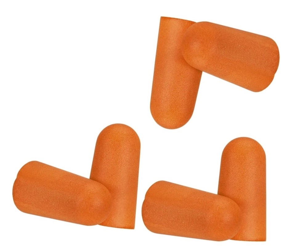 RANGER Disposable Foam Earplugs, 50-Pack