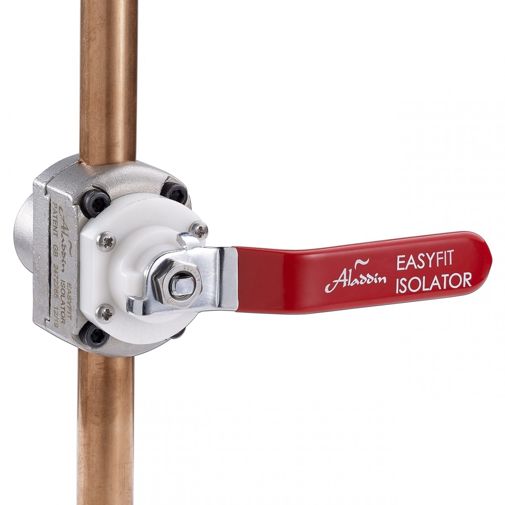 Aladdin EasyFit Self-Cutting Isolation Valve 22mm Starter Pack