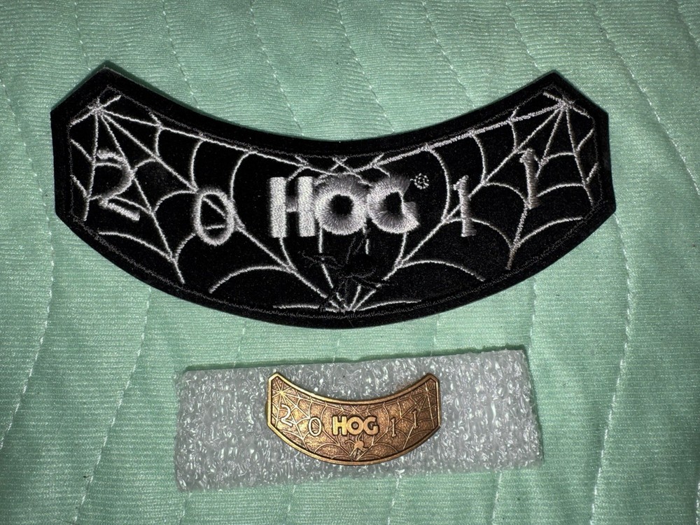 New 2011 SPIDER WITH WEB Harley Davidson HOG PATCH