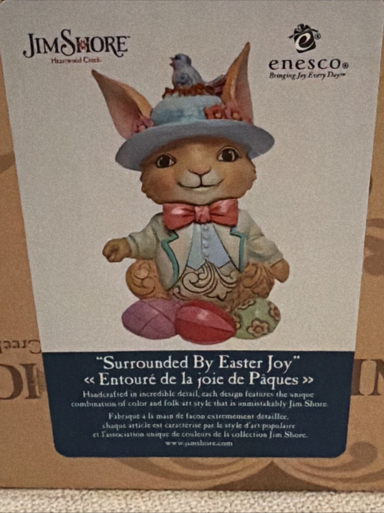 Jim Shore Surrounded By Easter Joy New In Box Unopened