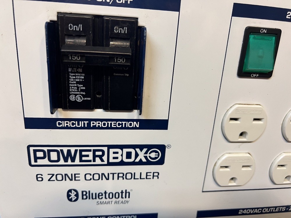 Power Box 6 Zone Controller DPC-24000 Lighting Controller W/ Bluetooth