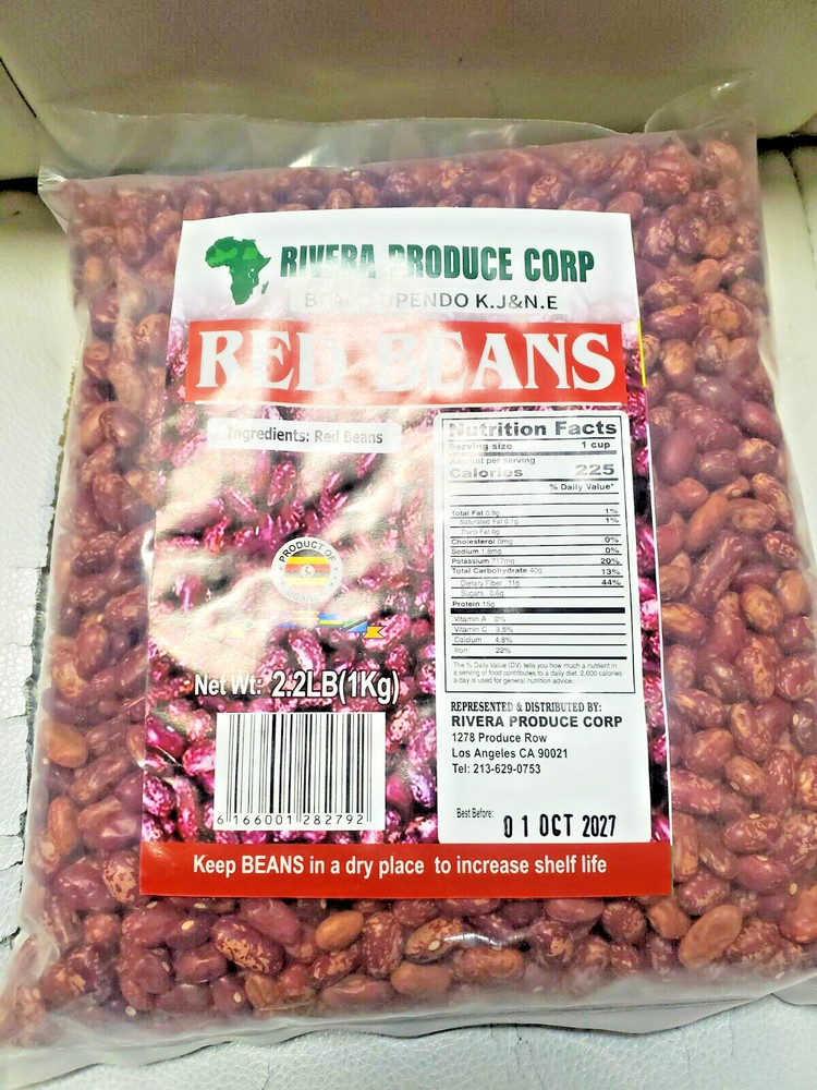Red Beans, Beans Upendo Net Wt: 2.2 Lb (1kg)