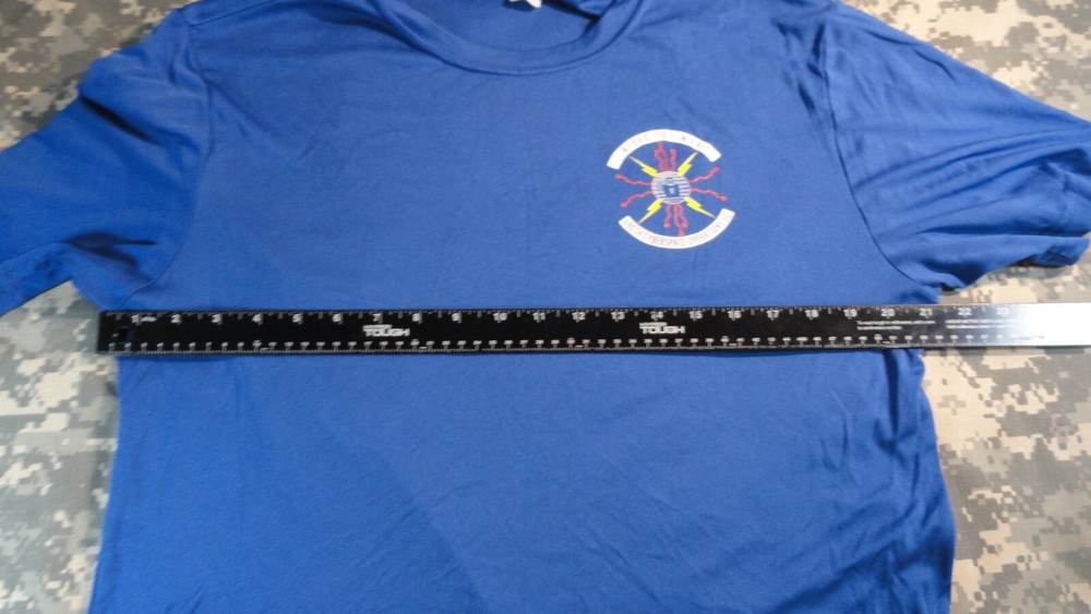 DISCONTINUED 690TH CYBERSPACE OPERATIONS SQUADRON BLUE UNIT SHIRT MEDIUM