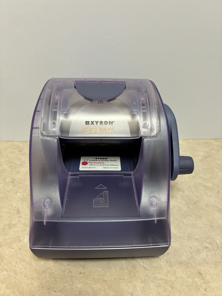 Zyron 250 Create A Sticker Machine. Used