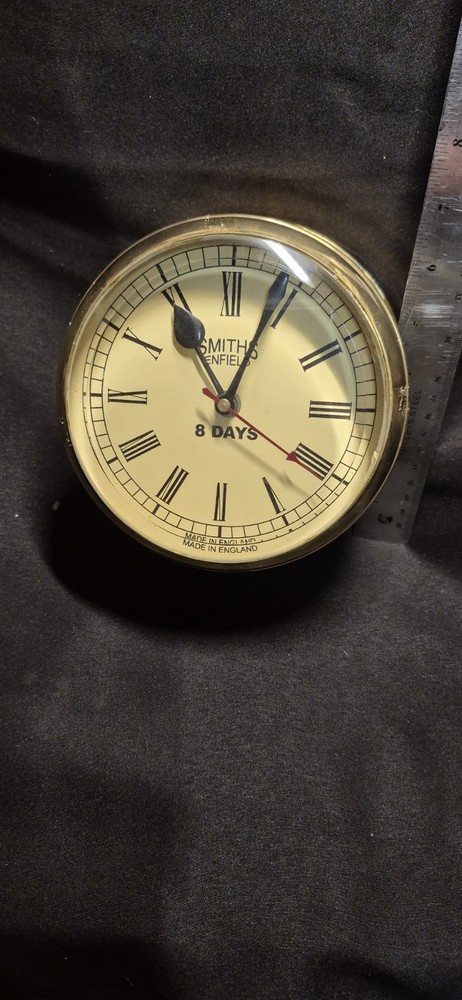 Smith Enfield 8 Day Ships Porthole Clock
