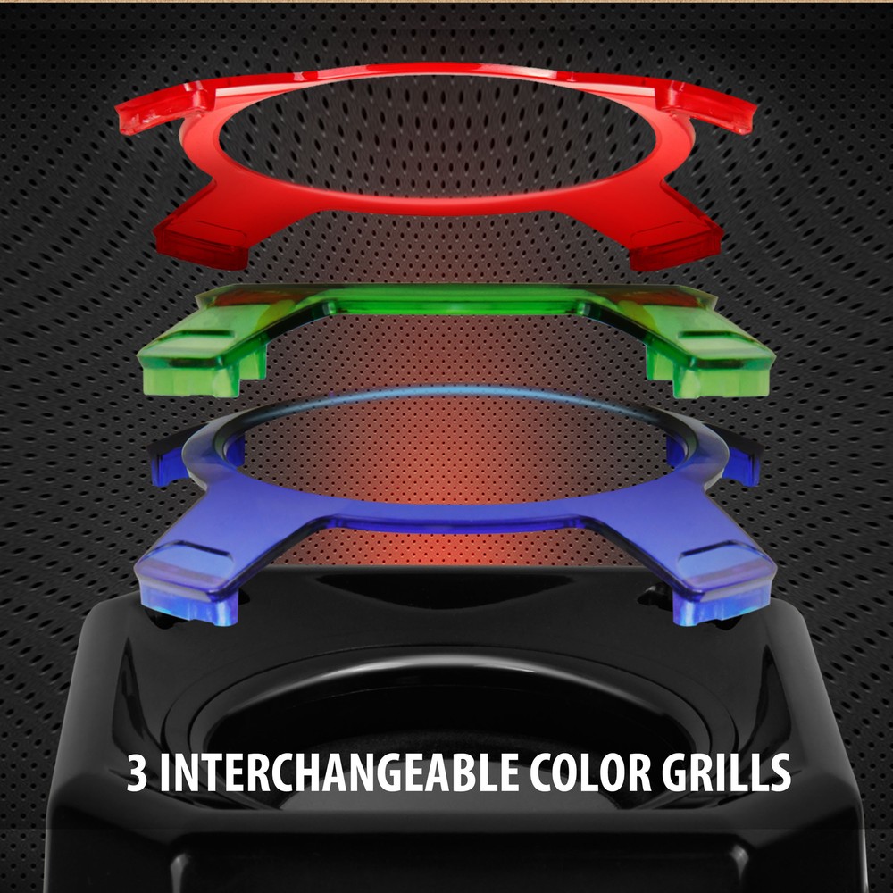 USB Computer Gaming Speakers with Interchangeable Grills & Powerful 5W Drivers