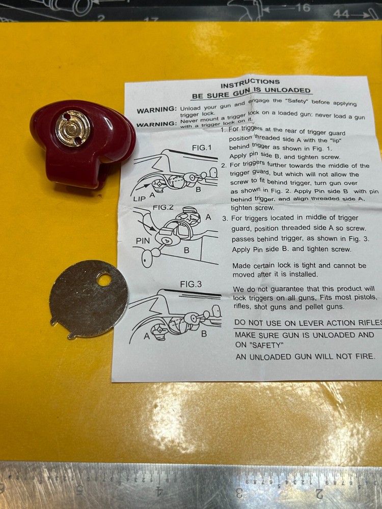 Firearm Lock Five Pack (NEW)